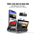 Best Dash Cam For Truckers 3-inch 3-channel driving recorder with wifi5.8G ADAS Manufactory